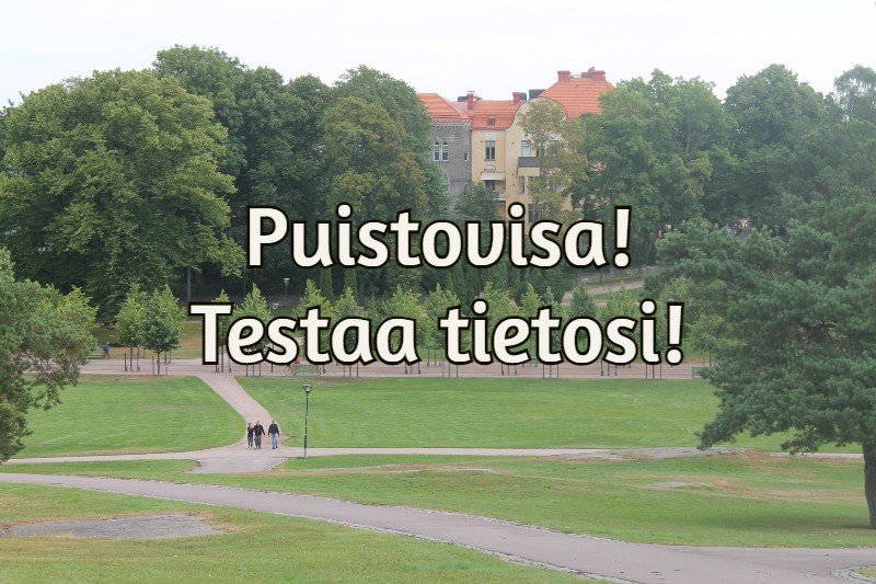 Testaa tunnetko Helsingin puistot?